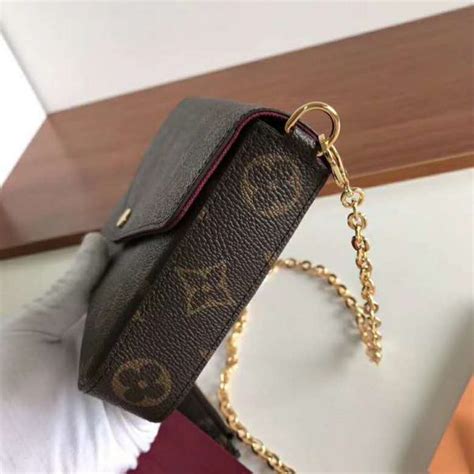 louis vuitton pochette felicie monogram brown